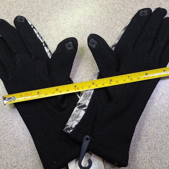 ALABAMA FANS Black/White/Grey Houndstooth Gloves📱 - Picture 5 of 11